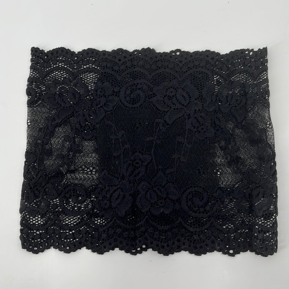 black Lace Lingerie Phone Garter Leg Holder - Picture 3 of 7